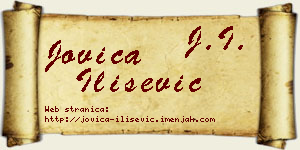 Jovica Ilišević vizit kartica